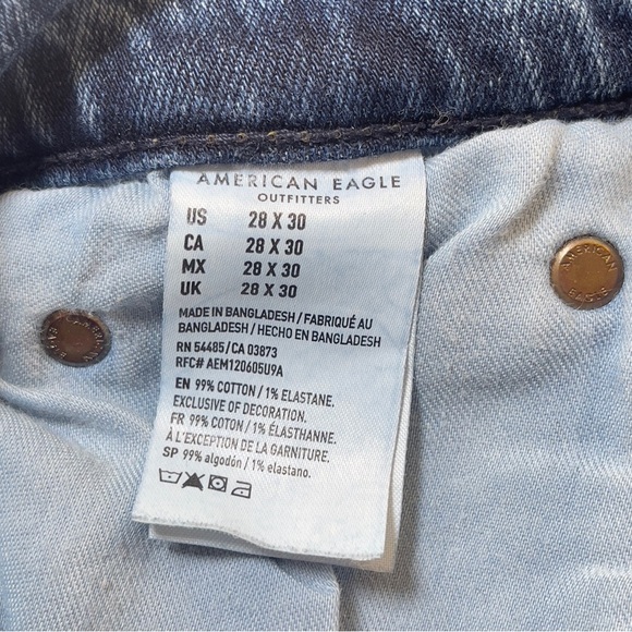 American Eagle Ne(x)t Level AirFlex Skinny Jeans Medium Wash Women’s 28x30 - Picture 8 of 13